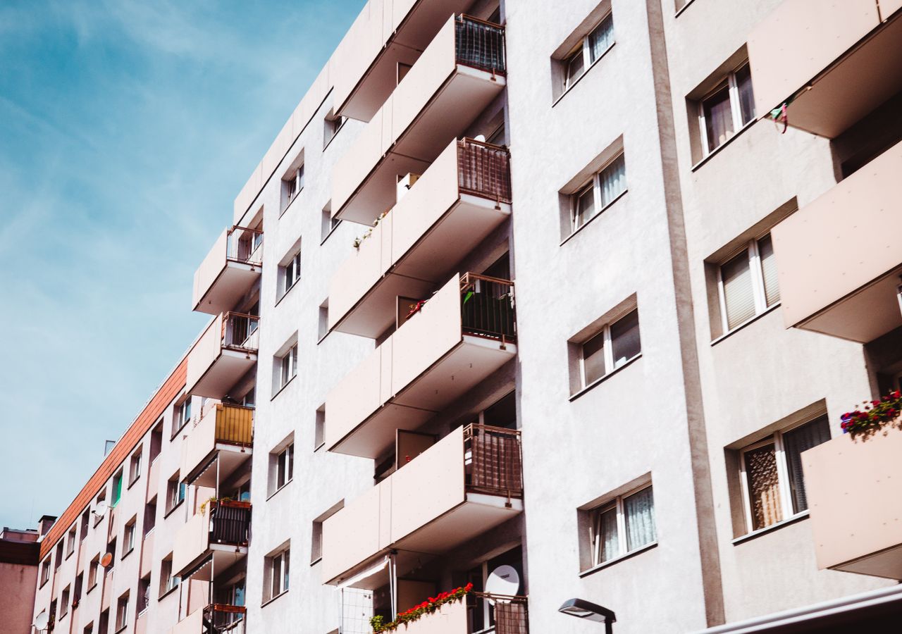 Apartment building in Quezon City, Philippines