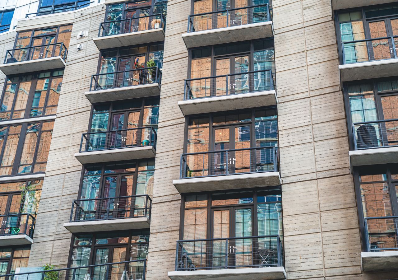 Modern apartment building managed with ArmaRenta
